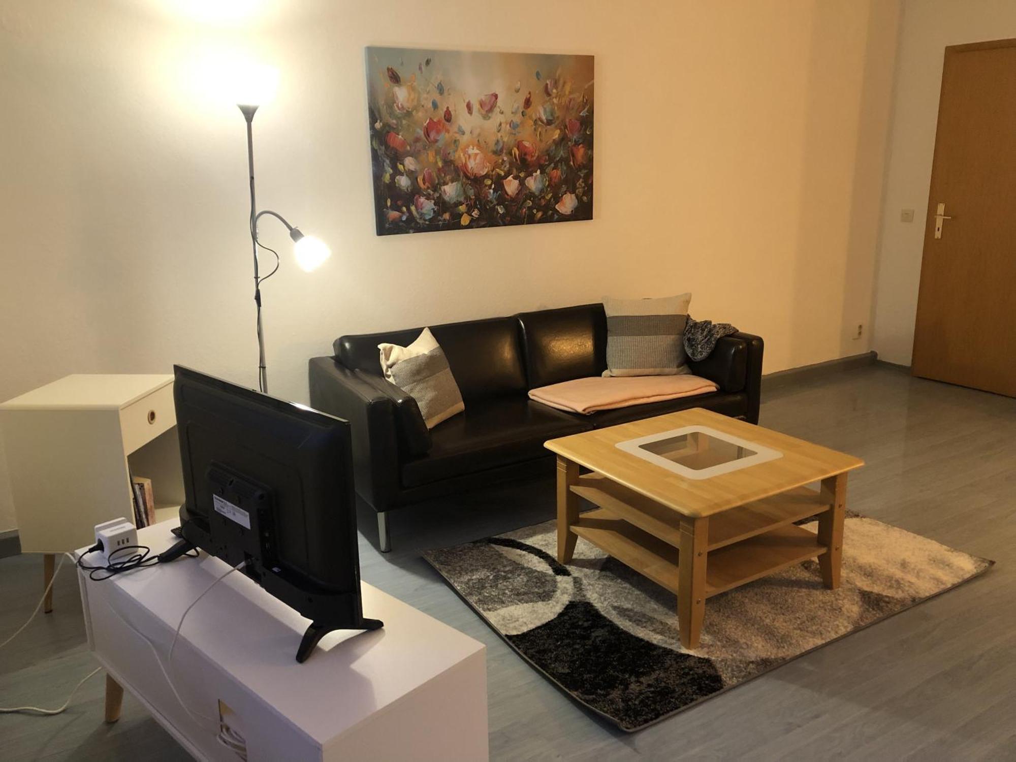 Moderne Vollmoeblierte Wohnung Zwickau Bagian luar foto